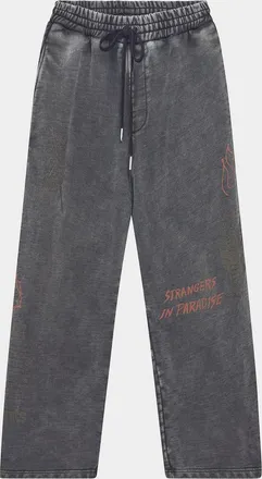 Ksubi Printed Cotton Wide-Leg Track Pants