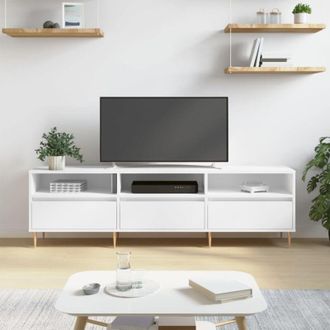 vidaXL Mobile Porta TV Bianco 150x30x44,5 cm in Legno Multistrato vidaXL
