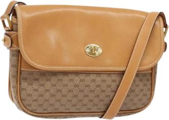 Gucci Pre-owned Plastic gucci-bags - Dames - Vintage Schoudertas - Beige - ONE Size - Vintage