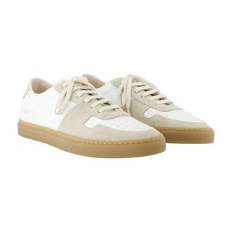 Common Projects Mens Bball Sneaker White Calfskin