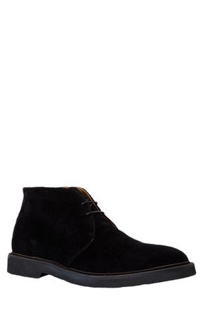 Aquatalia Golliard Water Resistant Chukka Boot in Black Suede at Nordstrom, Size 11