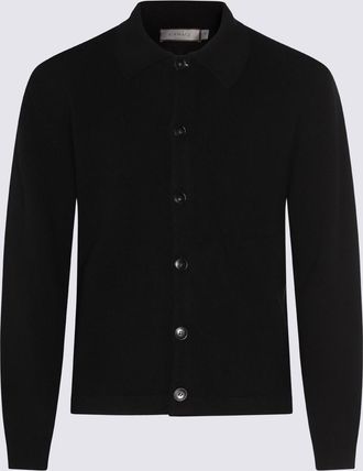 Canali Black Wool Knitwear