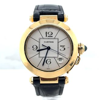 Cartier Pre-owned Cartier Pasha Automatic Silver Dial Mens Watch 820901