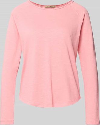 Smith & Soul Longsleeve mit Rundhalsausschnitt in Pink, Größe XXL