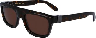 Ferragamo SF2009S 242 Mens Sunglasses Tortoiseshell Size 56