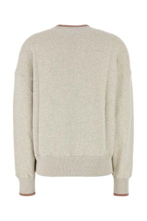 Autry Womens Melange Light Grey Cotton Main Wom Sweatshirt 75jj Exterior: Felpe