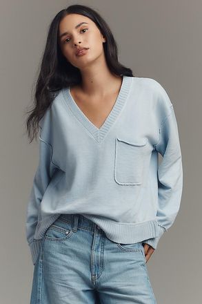 Pilcro The Montana Pocket Knit Top by Pilcro
