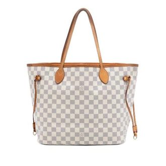 Louis Vuitton Pre-owned Tote Bags, female, White, Size: ONE SIZE Pre-owned Neverfull MM
