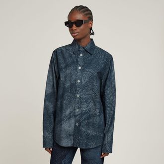 G-Star Rembrandt Unisex Denim Shirt - Meerkleurig - Heren