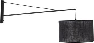 Luminosa Light Designs TK Glorii Lámpara de pared con pantalla negra 1xE27