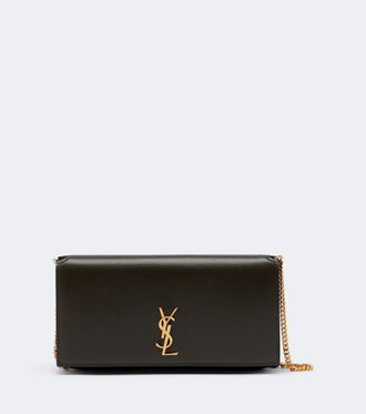 Saint Laurent Bolso para m&oacute;vil Cassandre de piel