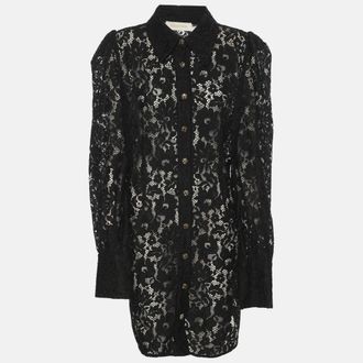 Zimmermann Black Lace Long Sleeve Shirt
