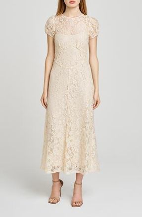 Wayf Clarity Lace Maxi Dress in Manilla at Nordstrom Rack, Size X-Small