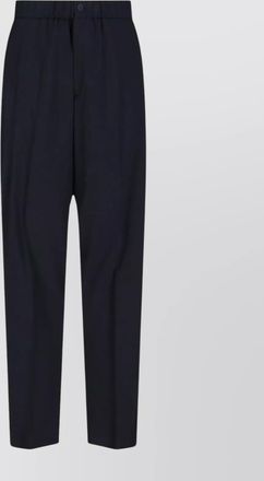 Giorgio Armani straight trousers with elastic waistband and pockets