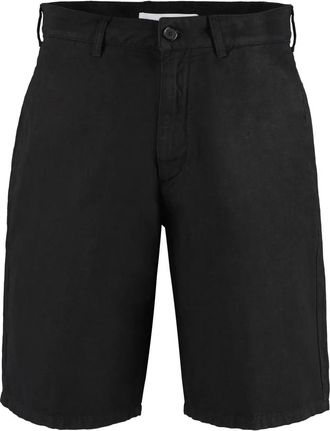 Department Five Cotton Linen Bermuda Shorts - Heren - Korte Broeken - Zwart - W33 - Katoen - Korte Broeken