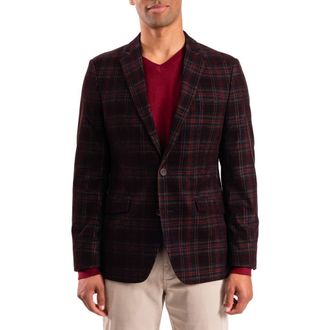 The Savile Row Company Brown Plaid Corduroy Sport Coat at Nordstrom Rack, Size 42Regular