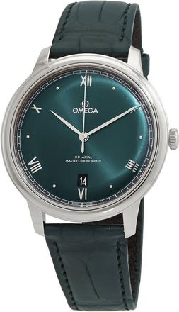 Omega De Ville Automatic Chronometer Green Dial Mens Watch 434.13.40.20.10.001