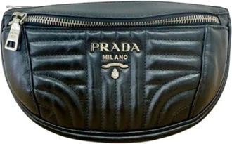 Prada Pre-owned Belt Bags, female, Black, Size: ONE SIZE Pre-owned Fanny Pack