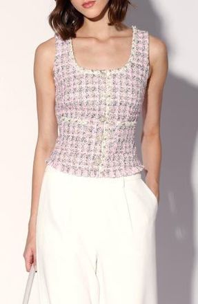 Walter Baker Francine Tweed Top in Carousel Tweed at Nordstrom Rack, Size X-Large