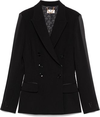 Elisabetta Franchi Blazer doppiopetto - Nero