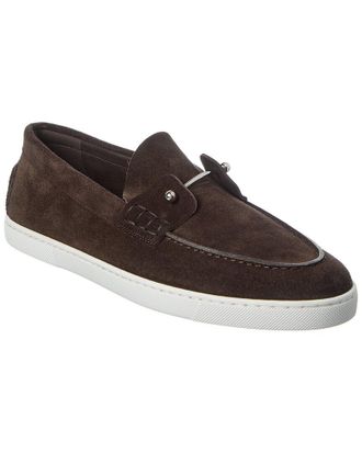 Christian Louboutin Chambeliboat Suede Boat Shoe