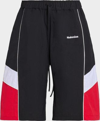 Nahmias Men & apos;s Daydreaming Warm-Up Drawstring Shorts