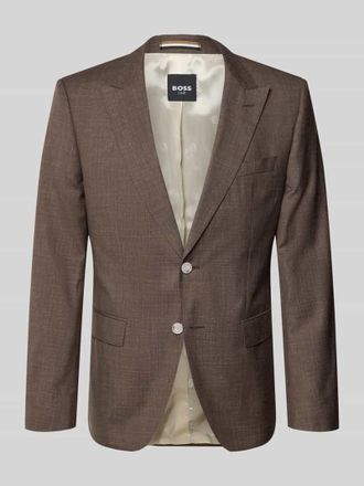 HUGO BOSS Regular Fit Anzugsakko aus Schurwoll-Mix Modell H-HUGE in Mittelbraun, Gr&ouml;&szlig;e 102