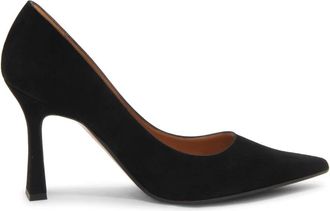 Roberto Festa Milano Zwarte Su&egrave;de Hoge Hakken - Dames - Pumps - Zwart - 39 1/2 EU - Su&egrave;de - Schoenen