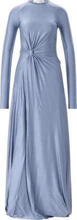 Victoria Beckham Maxi Jurken - Dames - Maxi kleedjes - Blauw - XL - Kleedjes