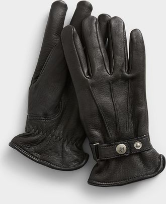 Le 31 Mens Minimalist leather gloves