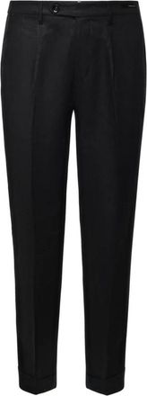 Michael Coal Pantalone TK America - Heren - Nette broeken - Zwart - W34 - Katoen - Broeken