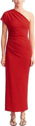 Shona Joy Beau Asymmetrical Midi Dress