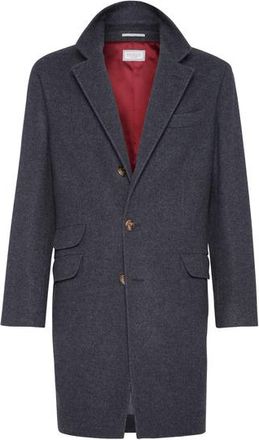 Brunello Cucinelli Water-resistant coat in Lead at Nordstrom, Size 46 It