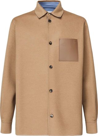 Loewe Virgin Wool And Cashmere Shirt Jacket