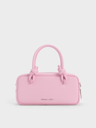 Charles & Keith Sammie Knotted-Handle Elongated Bag