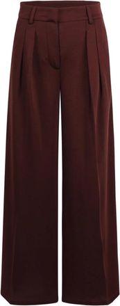 Max Mara Broeken, Dames, Rood, L, Wol, Broeken Natale