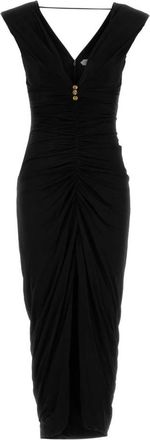 Versace Black Bodycon Slim Dress