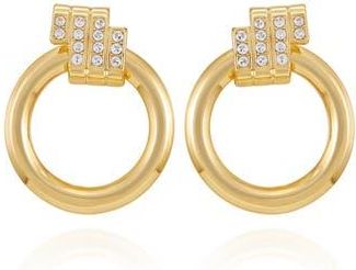 Vince Camuto Door Knocker Stud Earrings in Gold at Nordstrom Rack