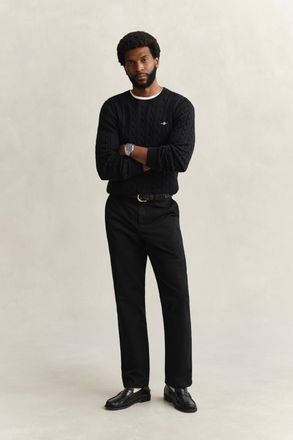 GANT Men Regular Fit Classic Chinos (44/34) BLACK