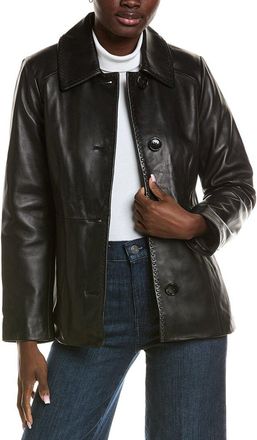 Anne Klein Missy Leather Jacket