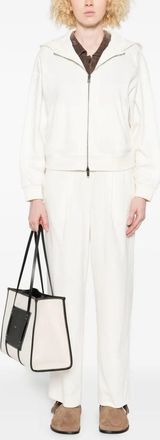 PESERICO Womens Zip-Fastening Hoodie Aw25 W