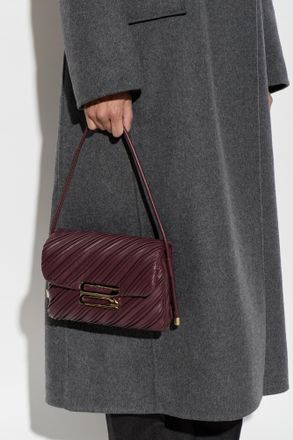 Victoria Beckham Leather Bag, Womens, Burgundy