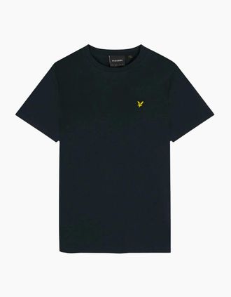 Lyle & Scott Mens Lyle & Scott Navy Cotton Crew Neck T-Shirt - Size: 42
