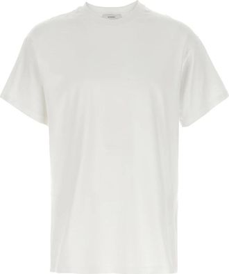 Givenchy Katoenen T-shirt met stempelprint - Heren - T-shirts - Wit - S - Katoen - Tops