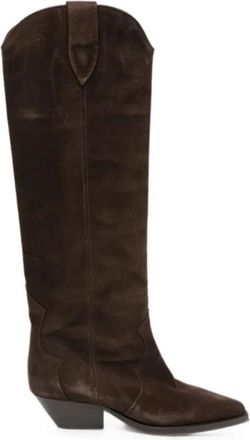 Isabel Marant Over-knee Boots - Dames - Cowboylaarzen - Bruin - 37 EU - Schoenen