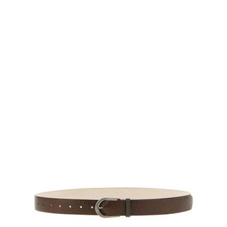 Brunello Cucinelli Dames, Accessoires, Bruin, Maat: M Leer