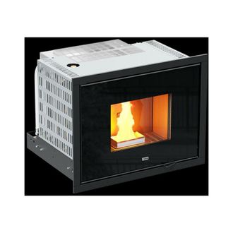 Foco Foco - Inserto Camino Idro - Mod. 25 - Classe Energetica a++ - Full Glass - Disp. Di Sicurezza