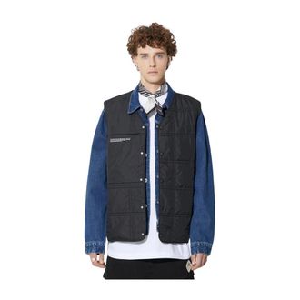 PANGAIA Pangaia - Gewatteerd Vest - Heren - Jassen - Zwart - Maat: L Polyamide
