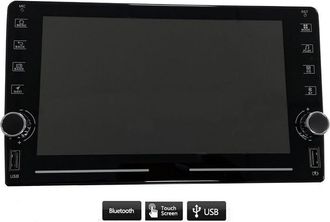 Trade Shop Trade Shop - Autoradio Con Monitor 8 Bluetooth Touch Screen Usb Frontalino Radio Multimedia