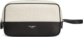 Dolce & Gabbana Clutch in tela - Toni neutri